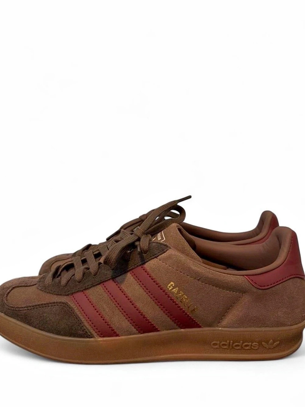 Adidas Gazelle Brown & Red Sneakers